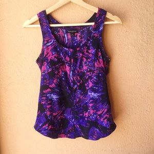 Banana Republic Abstract Floral Print Tank Top